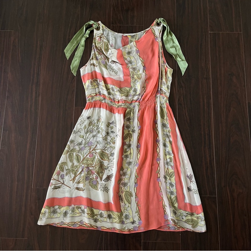 2000s Anthropologie Leisfdottir Silk Dress